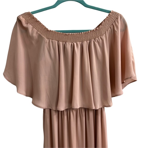 Show Me Your MuMu Hacienda Maxi Dress Dusty Blush (Medium) - Picture 7 of 7